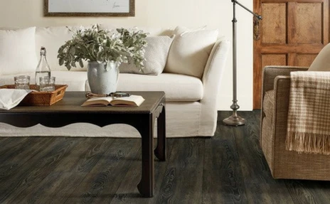 white carpet with dark floor